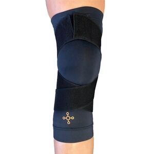 Tommie Copper 2 Pack Core Compression Knee Sleeve Adjustable Black 3X Large